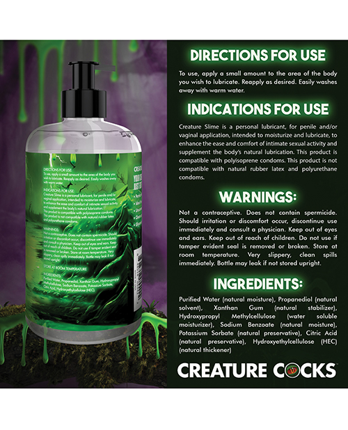Creature Cocks - Creature Slime Water-Based Lubricant 16 oz for sale