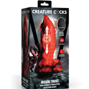 Shop Creature Cocks Dragon Thrust Thrusting & Vibrating Silicone Dildo online