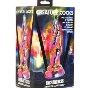 Shop Creature Cocks Enchantress Rainbow Glass Dildo online