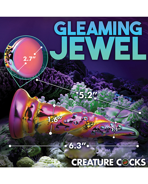 Buy Creature Cocks Creature Cocks Enchantress Rainbow Glass Dildo