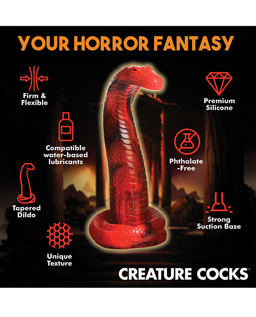 Buy Creature Cocks King Cobra Silicone Dildo