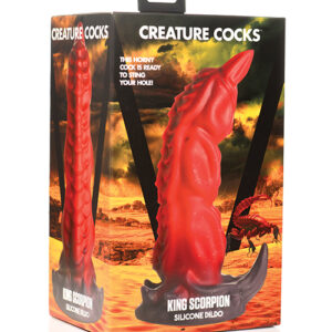 Shop Creature Cocks King Scorpion Silicone Dildo - Red online