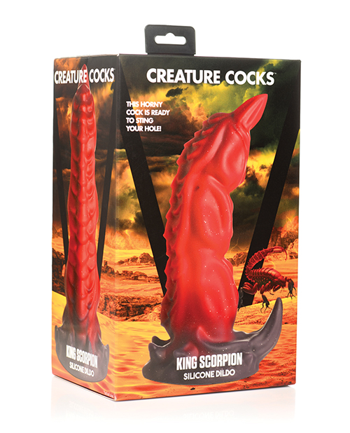 Shop Creature Cocks King Scorpion Silicone Dildo - Red online