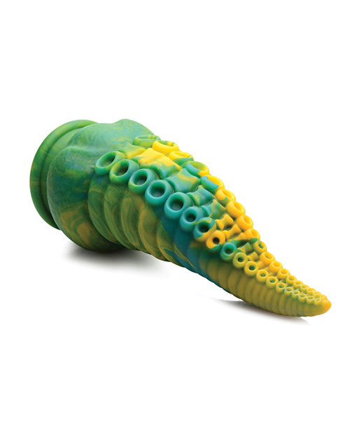 Buy Creature Cocks Creature Cocks Monstropus Tentacled Monster Silicone Dildo - Green/Yellow