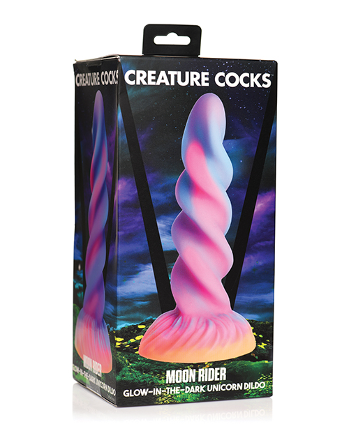 Shop Creature Cocks Moon Rider Unicorn Dildo - Glow in the Dark online