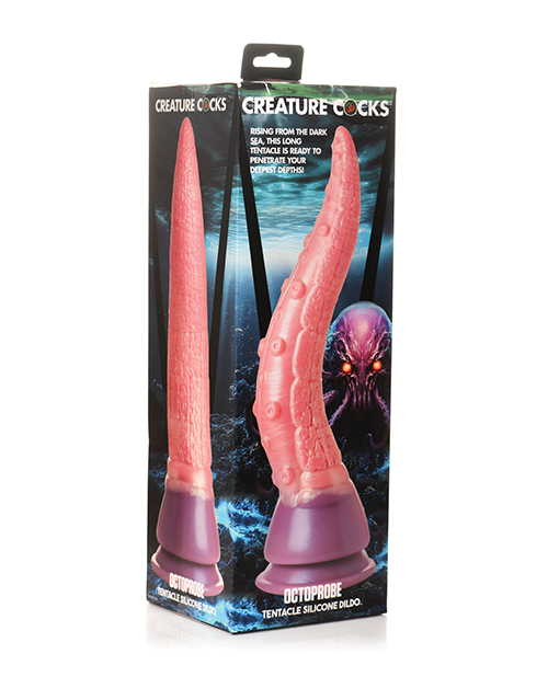 Shop Creature Cocks Octoprobe Tentacle Silicone Dildo - Pink/Purple online
