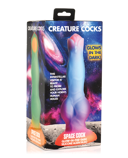 Shop Creature Cocks Space Cock Silicone Alien Dildo - Glow in the Dark online