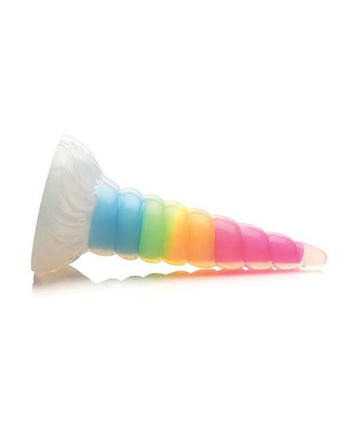 Buy Creature Cocks Creature Cocks Uni Glow in the Dark Silicone Dildo - Rainbow