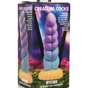 Shop Creature Cocks Unicorn Silicone Dildo - Multi Color online