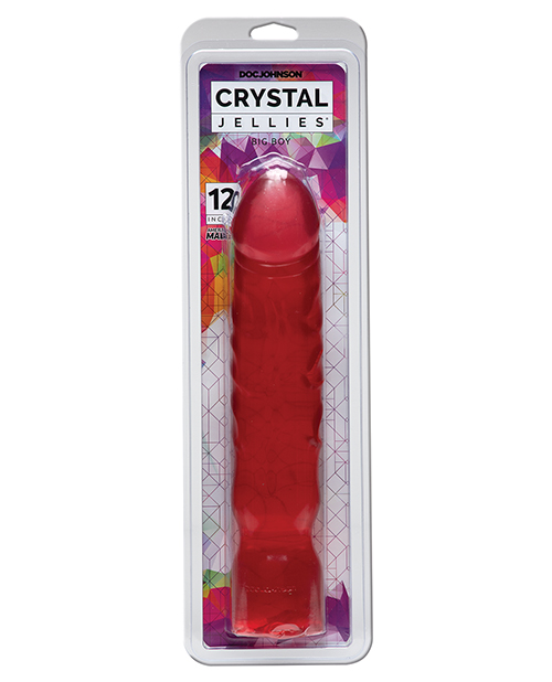 Shop Crystal Jellies 12" Big Boy Dong - Pink online