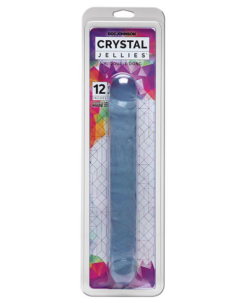Shop Crystal Jellies 12" Jr. Double Dong - Clear online