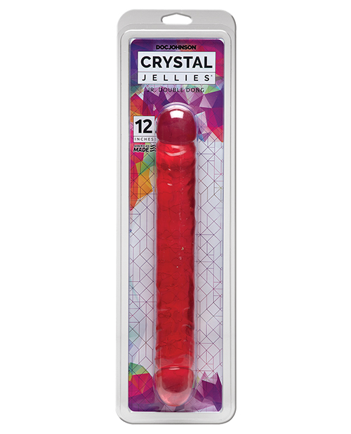 Shop Crystal Jellies 12" Jr. Double Dong - Pink online