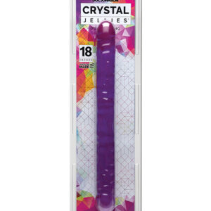 Shop Crystal Jellies 18" Double Dong - Purple online