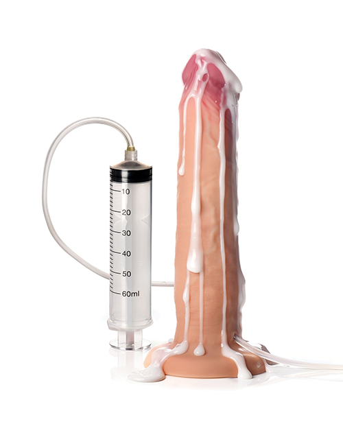 Order Curve Toys Jock Real Skin 9.5" Ejaculating Silicone Dildo online