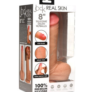 Shop Curve Toys Jock Real Skin Silicone 8" Dildo w/Balls online