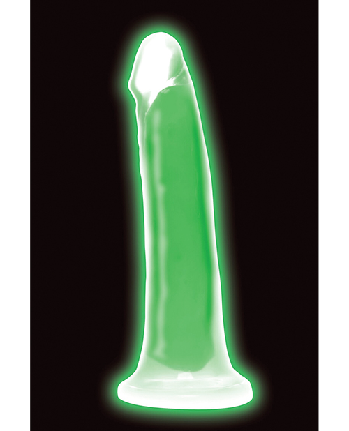 Order Curve Toys Lollicock 7" Glow In The Dark Silicone Dildo - Green online