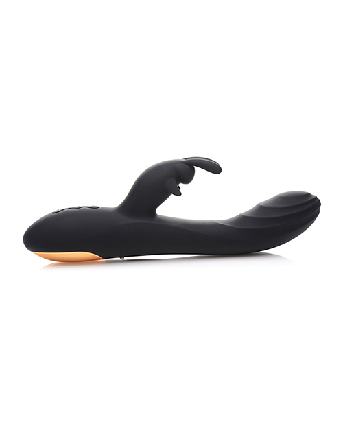 Order Curve Toys Power Bunnies Cuddles 10x Silicone Rabbit Vibrator - Black online