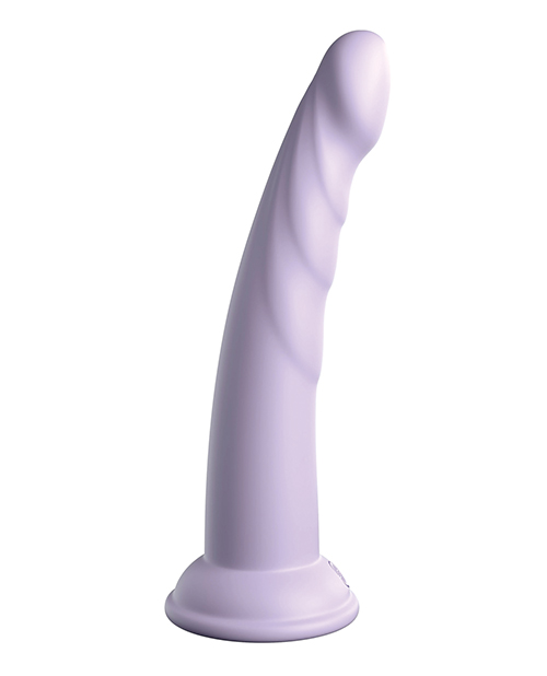 Dillio Platinum 7" Slim Seven Silicone Dildo - Purple for sale