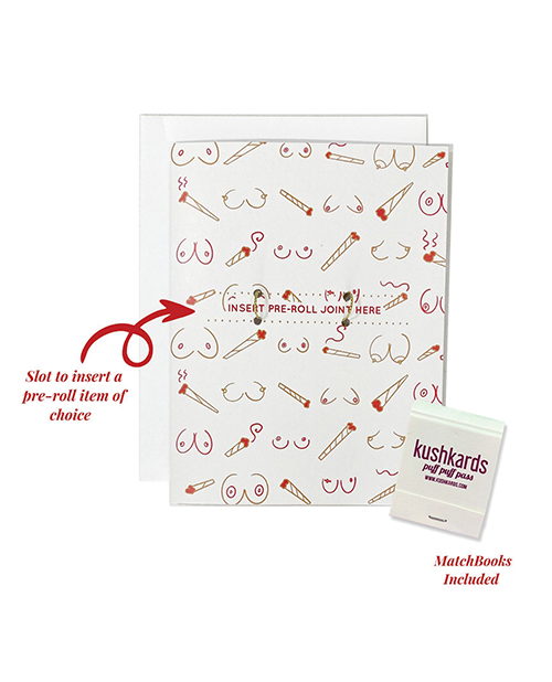 Order Doobies Boobies Greeting Card w/Matchbook online
