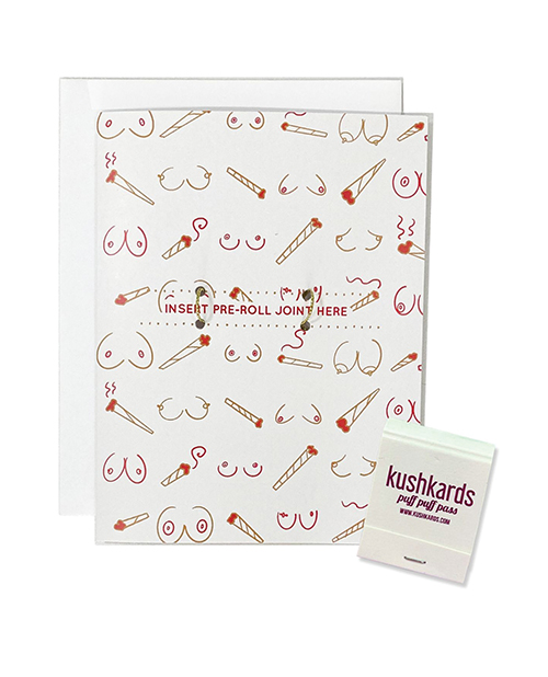 Shop Doobies Boobies Greeting Card w/Matchbook online