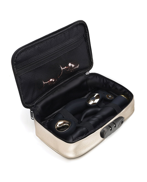Dorcel Lockable Discreet Box - Luxury Gold for sale