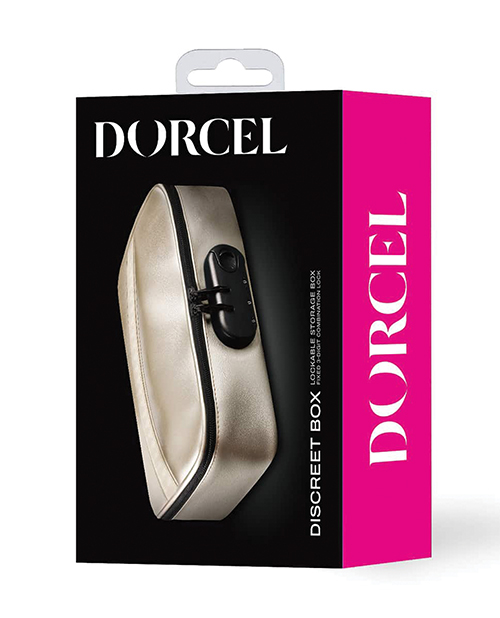 Shop Dorcel Lockable Discreet Box - Luxury Gold online