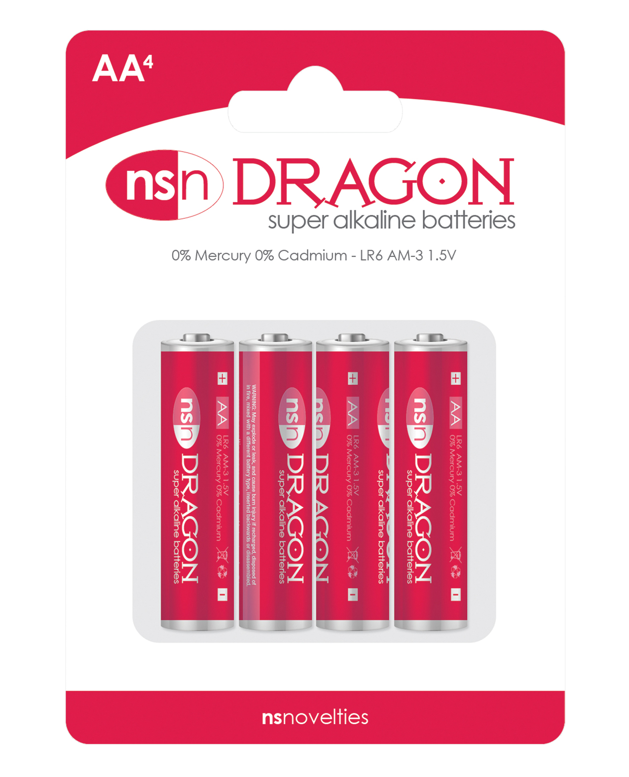 Shop Dragon Alkaline Batteries - AA Pack of 4 online