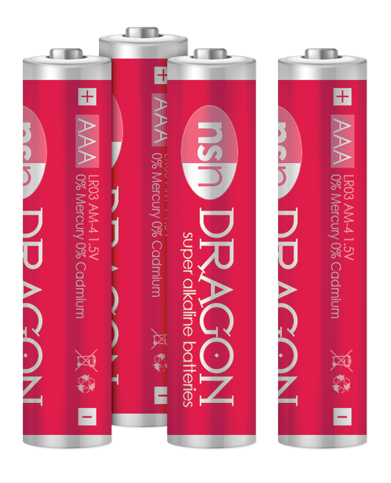 Order Dragon Alkaline Batteries - AAA Pack of 4 online