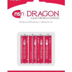 Shop Dragon Alkaline Batteries - AAA Pack of 4 online