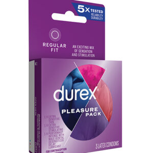 Shop Durex Condoms Pleasure Pack - Box of 3 online