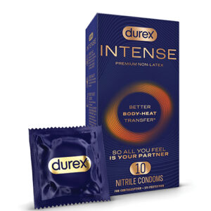 Shop Durex Intense Nitrile Condoms - Pack of 10 online