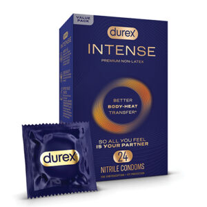 Shop Durex Intense Nitrile Condoms - Pack of 24 online