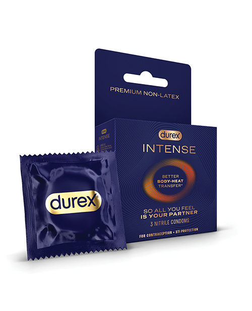 Shop Durex Intense Nitrile Condoms - Pack of 3 online