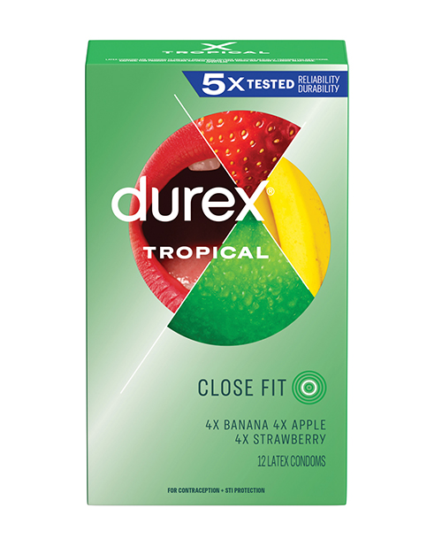 Shop Durex Tropical Color & Scents Condoms - Box of 12 online