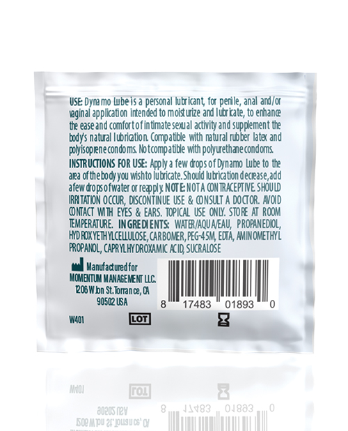 Order Dynamo Lube Water Based Formula Foil online