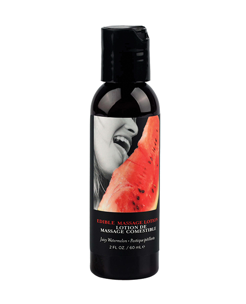 Shop Earthly Body Hemp Seed by Night Edible Lotion - 2 oz Watermelon online