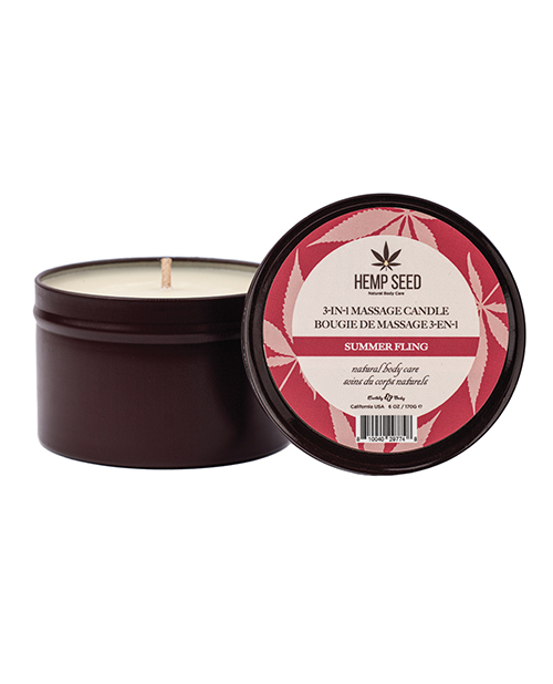 Shop Earthly Body Summer 2025 3 in 1 Massage Candle - 6 oz Summer Fling online