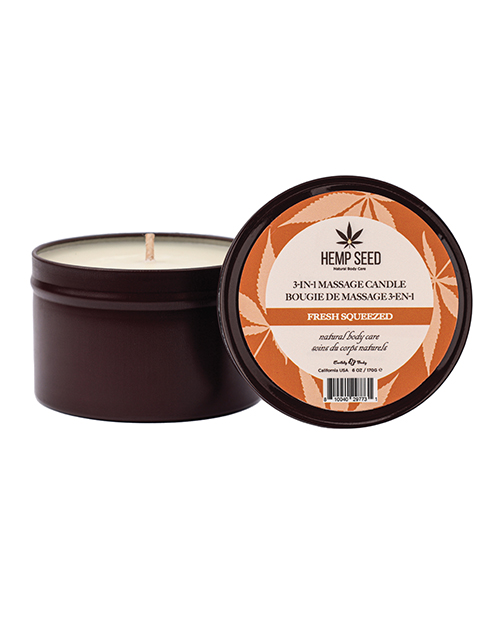 Shop Earthly Body Summer 2025 3 in 1Massage Candle - 6 oz Fresh Squeezed online
