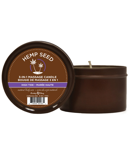 Shop Earthly Body Suntouched Hemp Candle - 6 oz Round Tin High Tide online