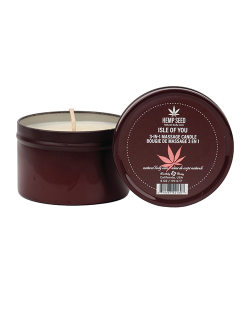 Shop Earthly Body Suntouched Hemp Candle - 6 oz Round Tin Isle of You online