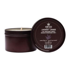 Shop Earthly Body Suntouched Hemp Candle - 6 oz Round Tin Lavender online