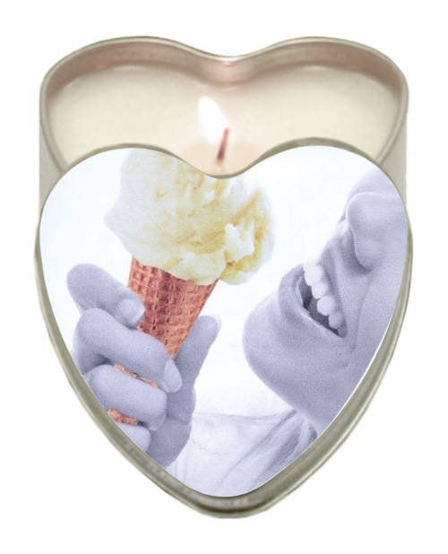 Shop Earthly Body Suntouched Hemp Edible Candle - 4.7 oz Heart Tin Vanilla online