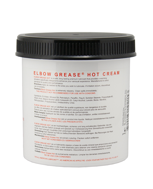 Order Elbow Grease Hot Cream - 15 oz Jar online