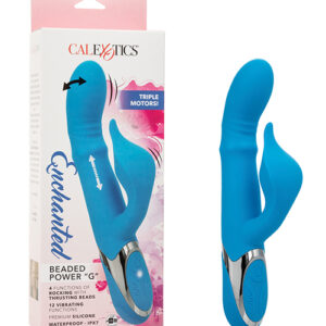 Shop Enchanted Beaded Power "G" Vibrator - Blue online