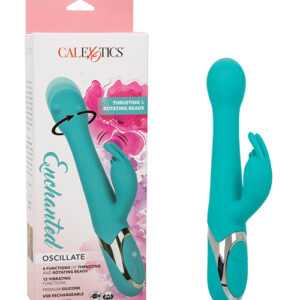Shop Enchanted Oscillate Vibrator - Turquoise Blue online