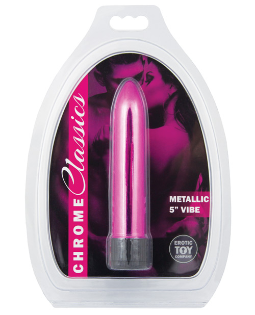 Order Erotic Toy Company Chrome Classics 5" Vibe - Pink online