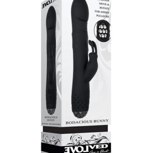 Shop Evolved Bodacious Bunny Rotating Rabbit - Black online