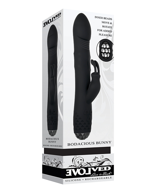 Shop Evolved Bodacious Bunny Rotating Rabbit - Black online