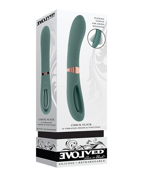 Shop Evolved Chick Flick G-Spot Vibrator - Teal online