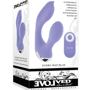 Shop Evolved Every Way Play Remote Controlled Rabbit Vibrator - Lilac online